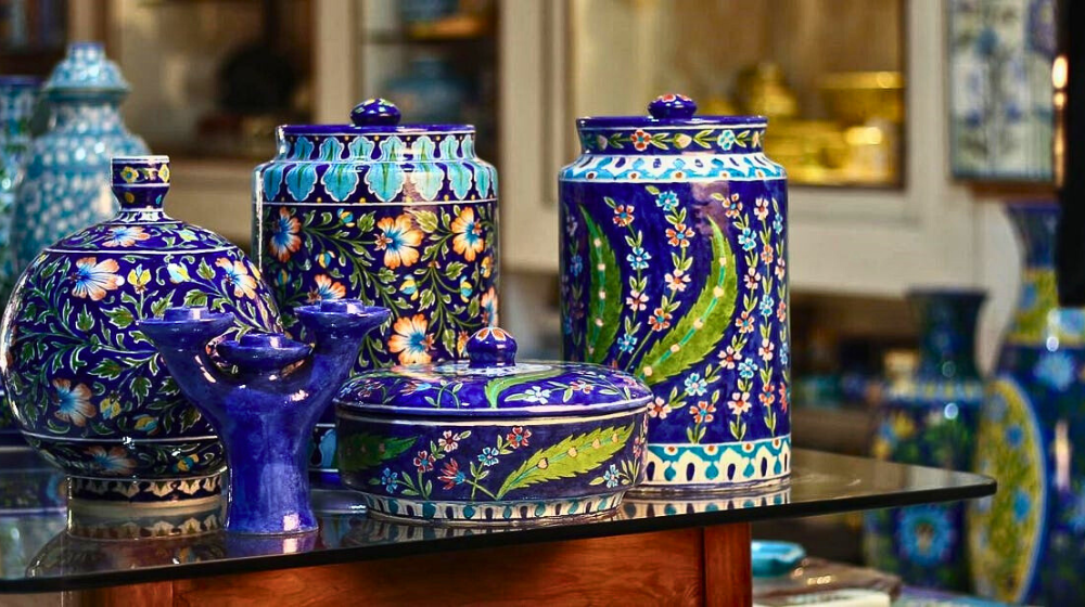 Blue Pottery